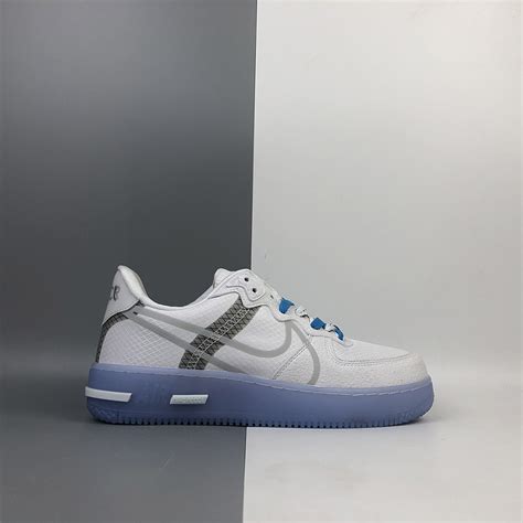 Nike Air Force 1 React White Ice For Sale The Sole Line