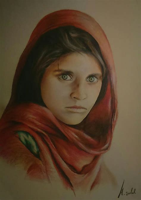 afghan girl ritratti