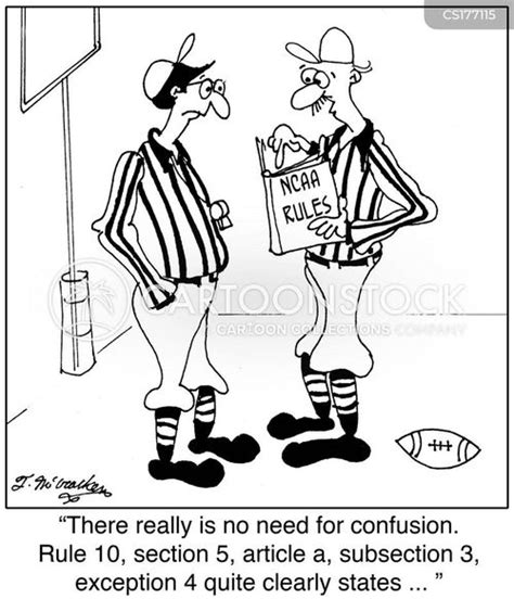 Football Referee Cartoons And Comics Funny Pictures From Cartoonstock