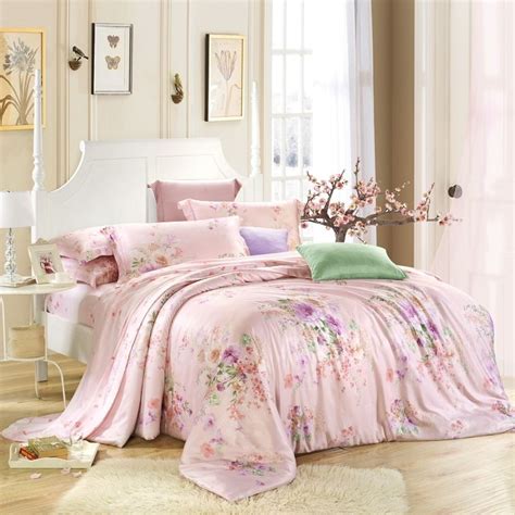Marble gold and purple design 3 piece duvet set. Pastel Pale Pink Green Purple and Gold Fairy Garden Floral ...
