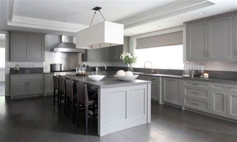 For a more modern masculine feel try using a silver tone. 15 Cool Kitchen Designs With Gray Floors