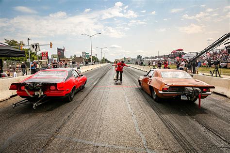 Legal Drag Racing On Woodward Avenue Draws Thousands