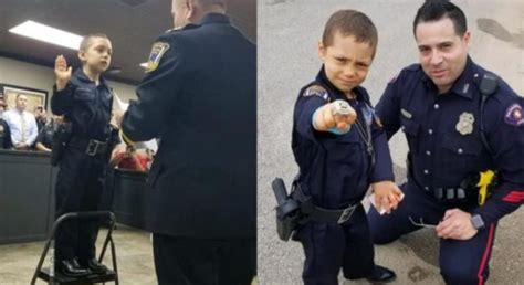 Terminally Ill Year Old Girl Fulfills Her Dream Of Becoming A Police Officer To Keep Fighting