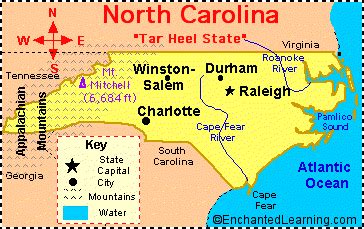 In this article i will tell you about nc state campus map. North Carolina: Facts, Map and State Symbols ...