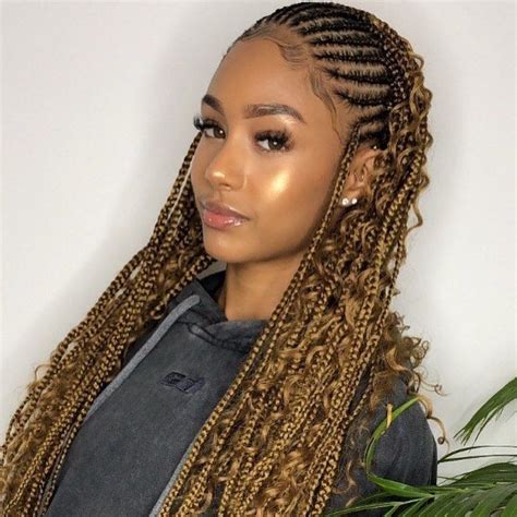 Beautiful Cornrow Hairstyle Mixed With A Combination Of Cornrows And My Xxx Hot Girl