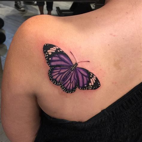 Top 61 Best Purple Butterfly Tattoo Ideas 2020 Inspiration Guide