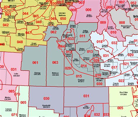 Boise Id Zip Code Map Map Vector