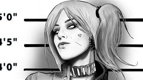 Wallpaper Face Drawing Illustration Cartoon Harley Quinn Head