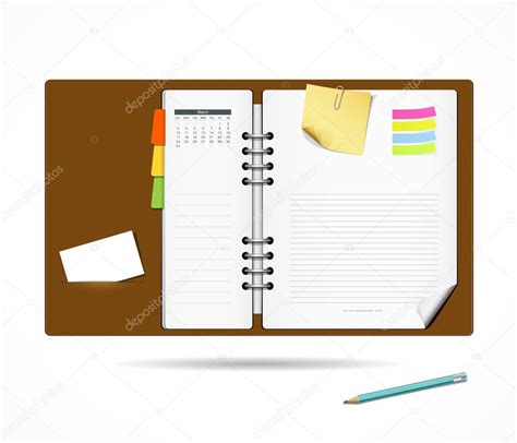 diary note book modern design background vector — stock vector © sarunyu foto 21513217