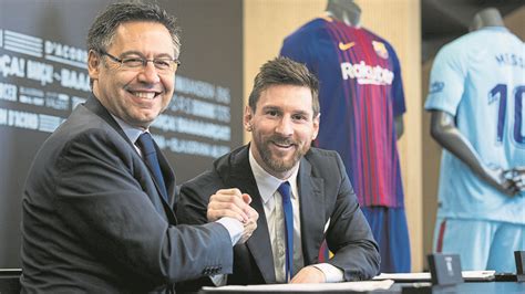El Presidente Del Barcelona Le Da La Mano A Messi Y Toma Una Decisión Mdz Online