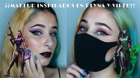 Makeup Inspirado En Reyna Y Viper De Valorant Makeupbybere7 Youtube