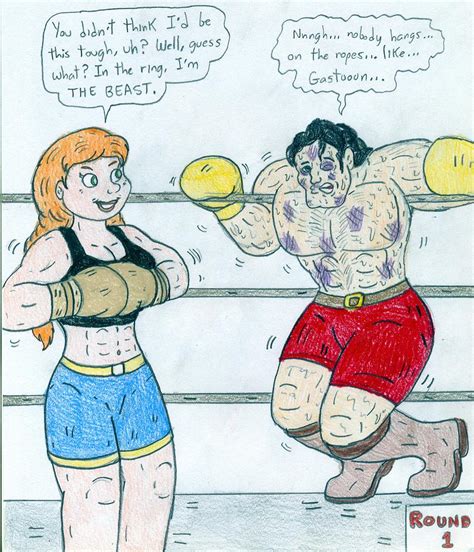 Boxing Anna Vs Gaston By Jose Ramiro On Deviantart