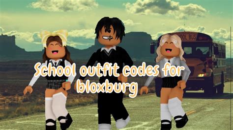 Bloxburg School Uniform Codes Otosection