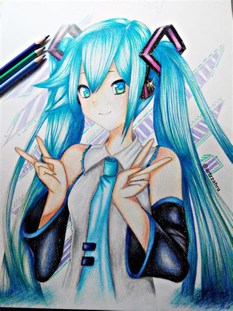 Hatsune Miku Drawings Easy Images Anime Imagesee