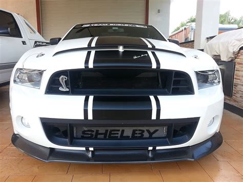 White Car Car Muscle Cars Ford Mustang Shelby Hd Wallpaper