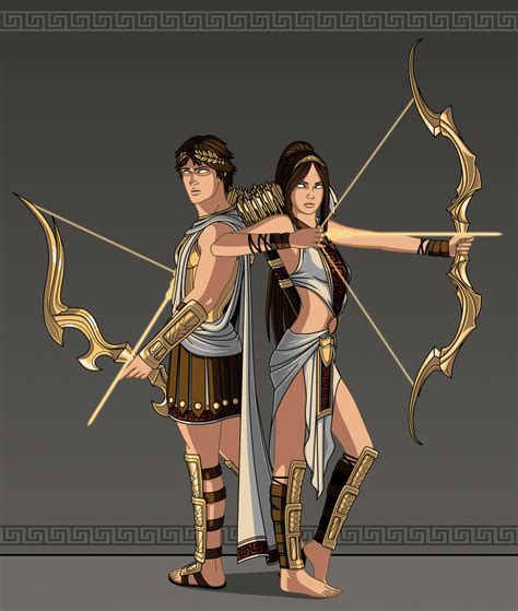 Apollo And Artemis Updated By Hiroki8 On Deviantart