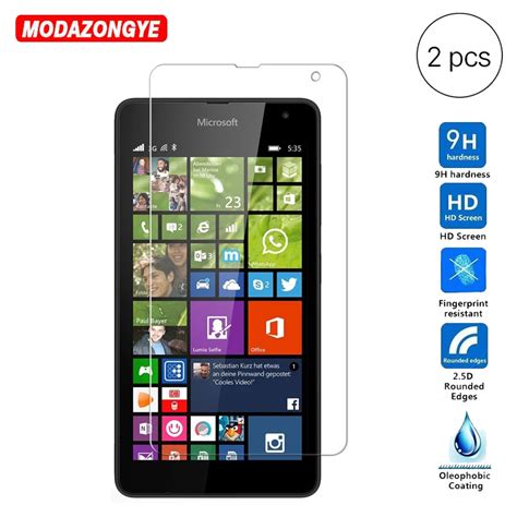 2pcs Tempered Glass For Nokia Lumia 535 Screen Protector Film