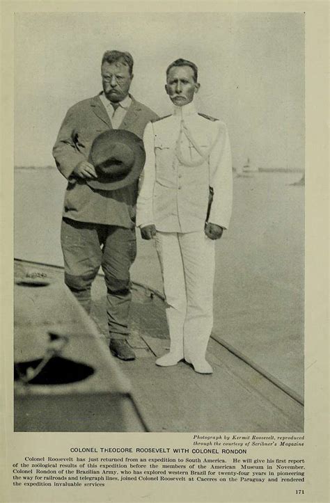 Colonel Roosevelt With Colonel Rondon Of The Brazilian Army 1914