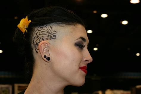 Shaved And Inked Tattoo Lounge Behind Ear Tattoo Beautiful Tattoos