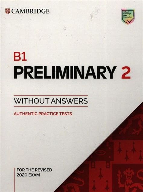 B1 Preliminary 2 Students Book Without Answers 2020 Książka