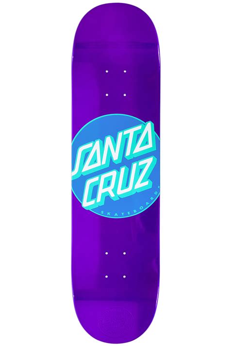 Santa Cruz Classic Dot 8 Deck Purple Buy At Skatedeluxe
