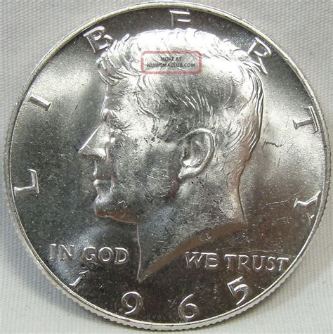 1965 50c Kennedy Half Dollar Silver Jfk Half Unc Bu 273