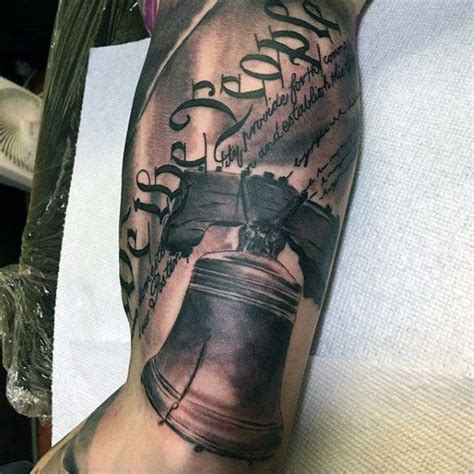 Liberty Bell Tattoo Sleeve Howdoigetnaturalseayellowfinchunk