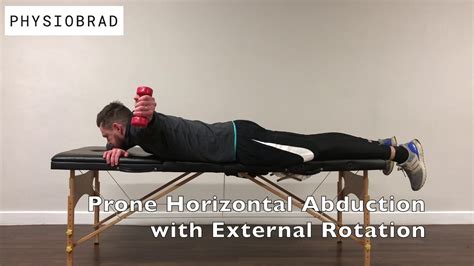 Prone Horizontal Abduction With External Rotation YouTube