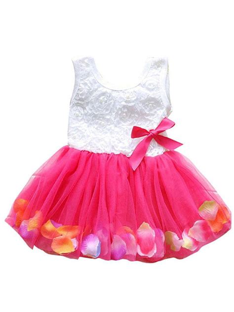 Oumy Baby Girls Flower Princess Party Wedding Tulle Tutu Dresses