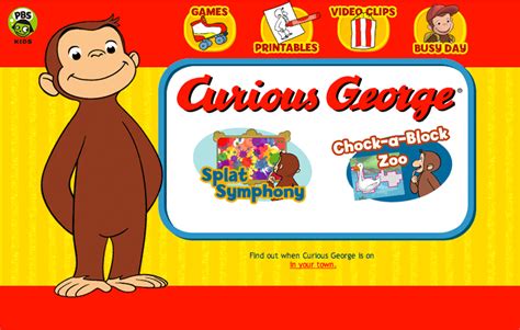 curious george blast off curious george games pbs
