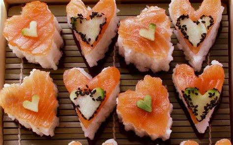 Top 11 Sushi Made For Valentines Day Pogogi Japanese Food