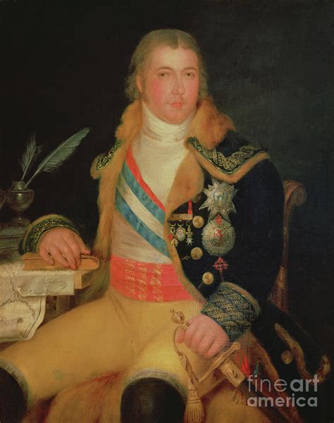 Portrait Of Manuel Godoy Painting By Antonio Carnicero Fine Art America