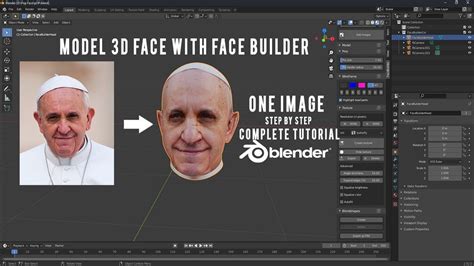 2d To 3d Keen Tools Face Builder In Blender 292 Step By Step