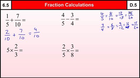 Mass fraction can also be expressed, with a denominator of 100, as percentage by mass. 6.5 How to do Fraction Calculations -Basic Maths Core ...