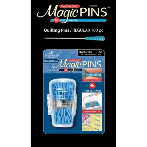 Magic Pins 100 Quilting Pins In Designer Case By Taylor Seville