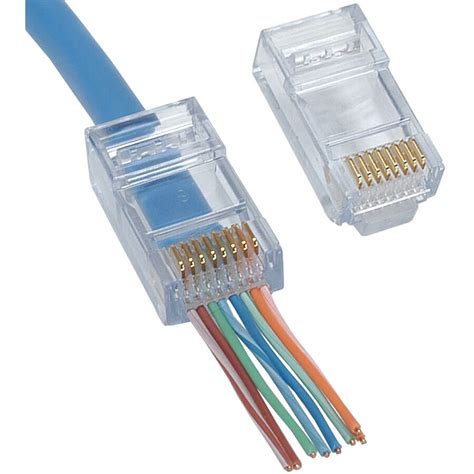 There are two wiring standards which differ in the position of the orange and green pairs, defined by the electronic industry association/telecommunications industry association. Cat5e EZ RJ45 Connectors | Enviro Cams