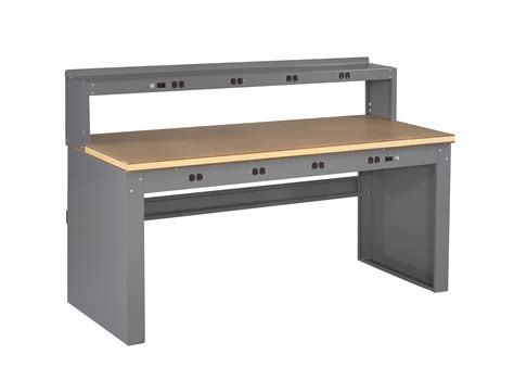 Tennsco Storage Made Easy Electronic Workbench With Compressed Top