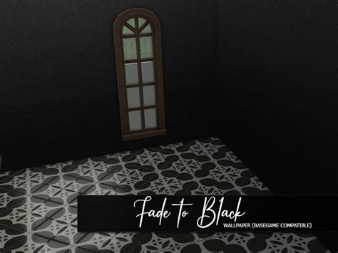 The Sims 4 Cc — Wallpapers Two Wallpapers One Dark Black For