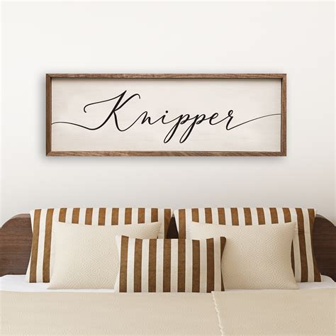 Personalized Simple Modern Wood Sign Shimlee