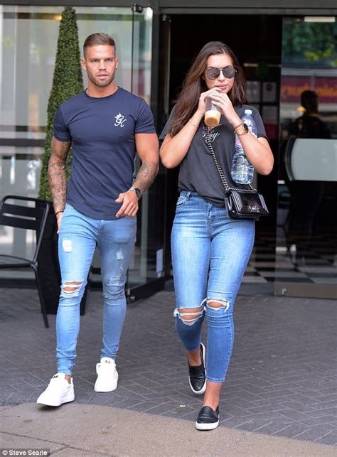 Love Islands Jess Shears And Dom Lever Leave London Hotel Daily Mail Online
