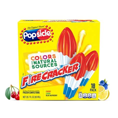 Firecracker Ice Pops Popsicle