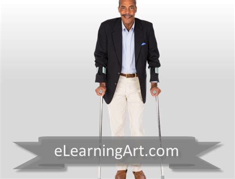 Rick Black Man With Crutches Page 2 Elearningart