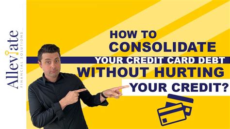 While balance transfer credit cards can be a great way to consolidate your credit card debt, it isn't always the best option for every consumer. How to Consolidate Credit Card Debt Without Hurting Your Credit? | Alleviate Financial Solutions ...