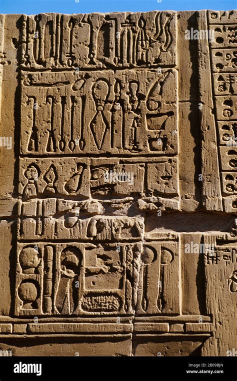 Egypt Nile River Kom Ombo Temple Relief Carving Surgical