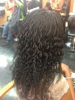 Is your frizzy wavy hair troubling you every morning? Micro human hair wet and wavy | Yelp | Box braids styling ...
