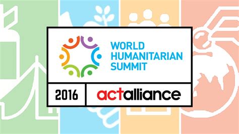 Act Alliance At The World Humanitarian Summit Youtube