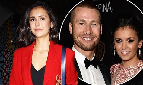 Nina Dobrev Is Scholastic Chic Donning A Bright Red Blazer Daily Mail