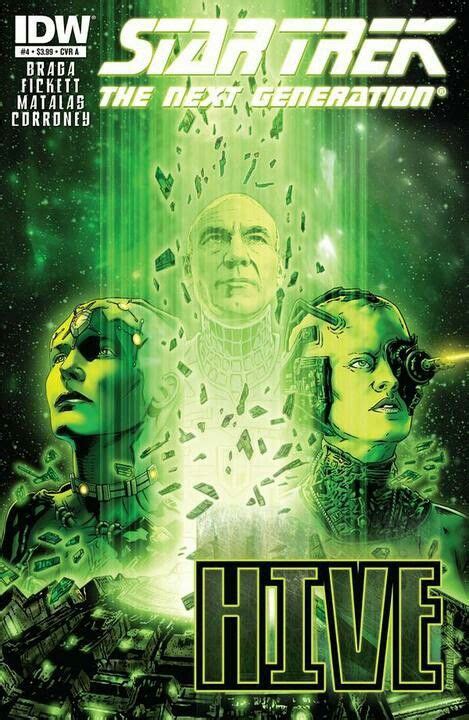 Star Trek The Next Generation Hive Idw Publishing 2012 4 Signed