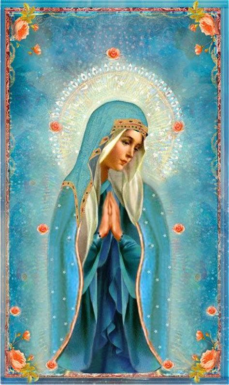 Holy Mother Poster Print Etsy Mother Mary Religious Art Blessed