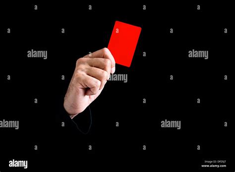 Red Card For Hi Res Stock Photography And Images Alamy
